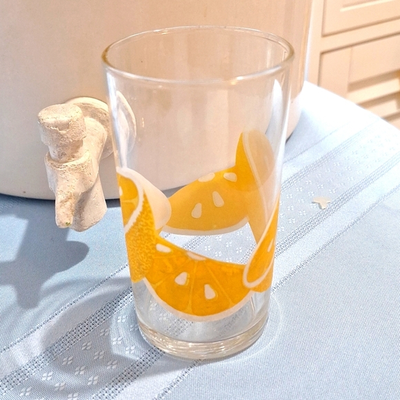 Libbey orange Glass - Picture 3 of 5